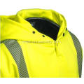 Hi-Viz Yellow Tech Double Thick Pullover Sweatshirt